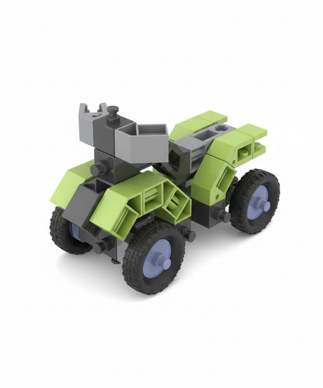 Engino Play To Invent Pico Builds Beach Buggy Snap Fit System