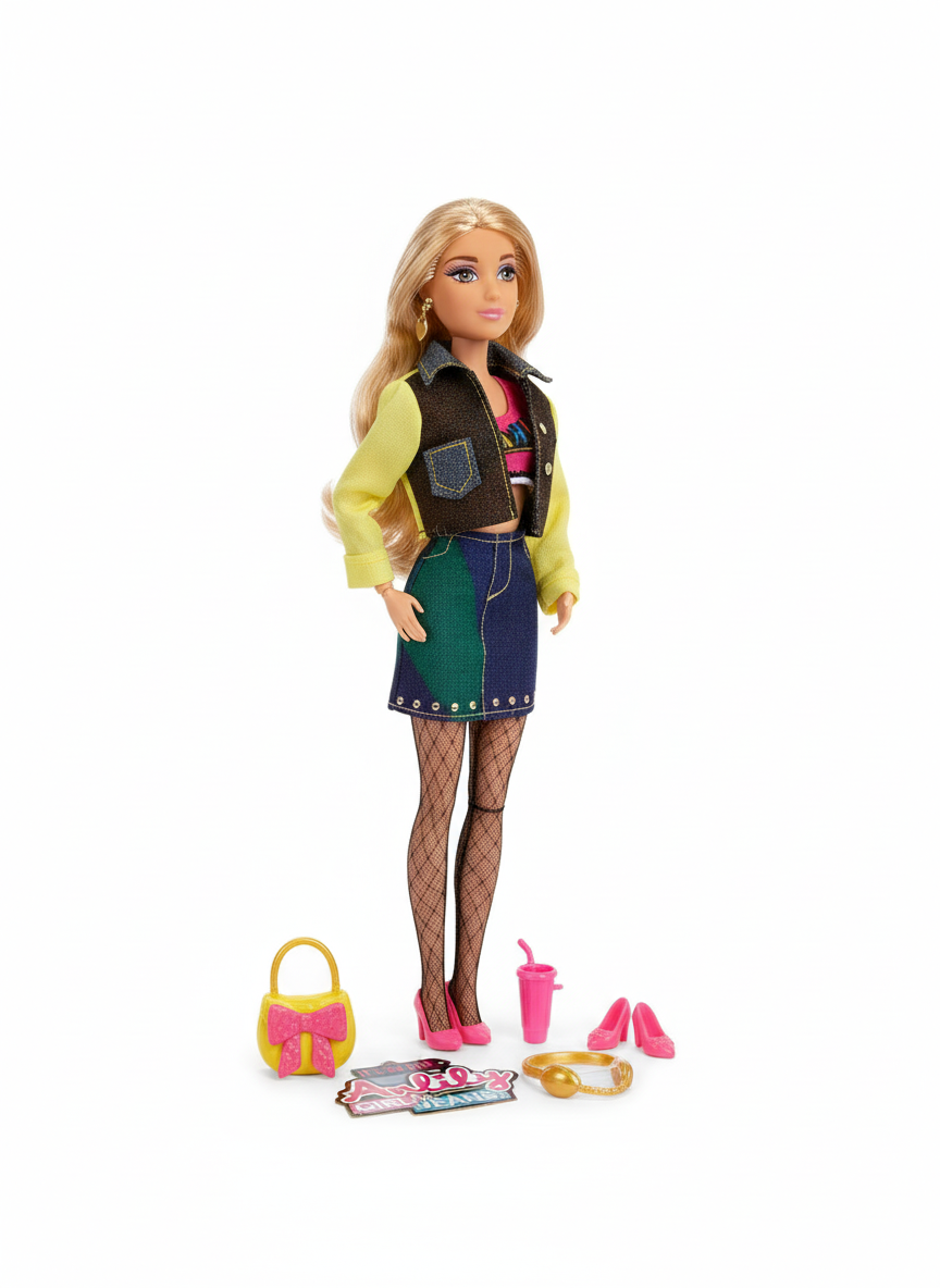 Anlily Fashion Girl Jeans Doll - Multi Style Jeans Series