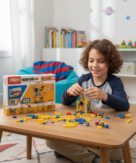 Inventor Engino Play To Invent Upgrade Set From 40 Models To 60 Models