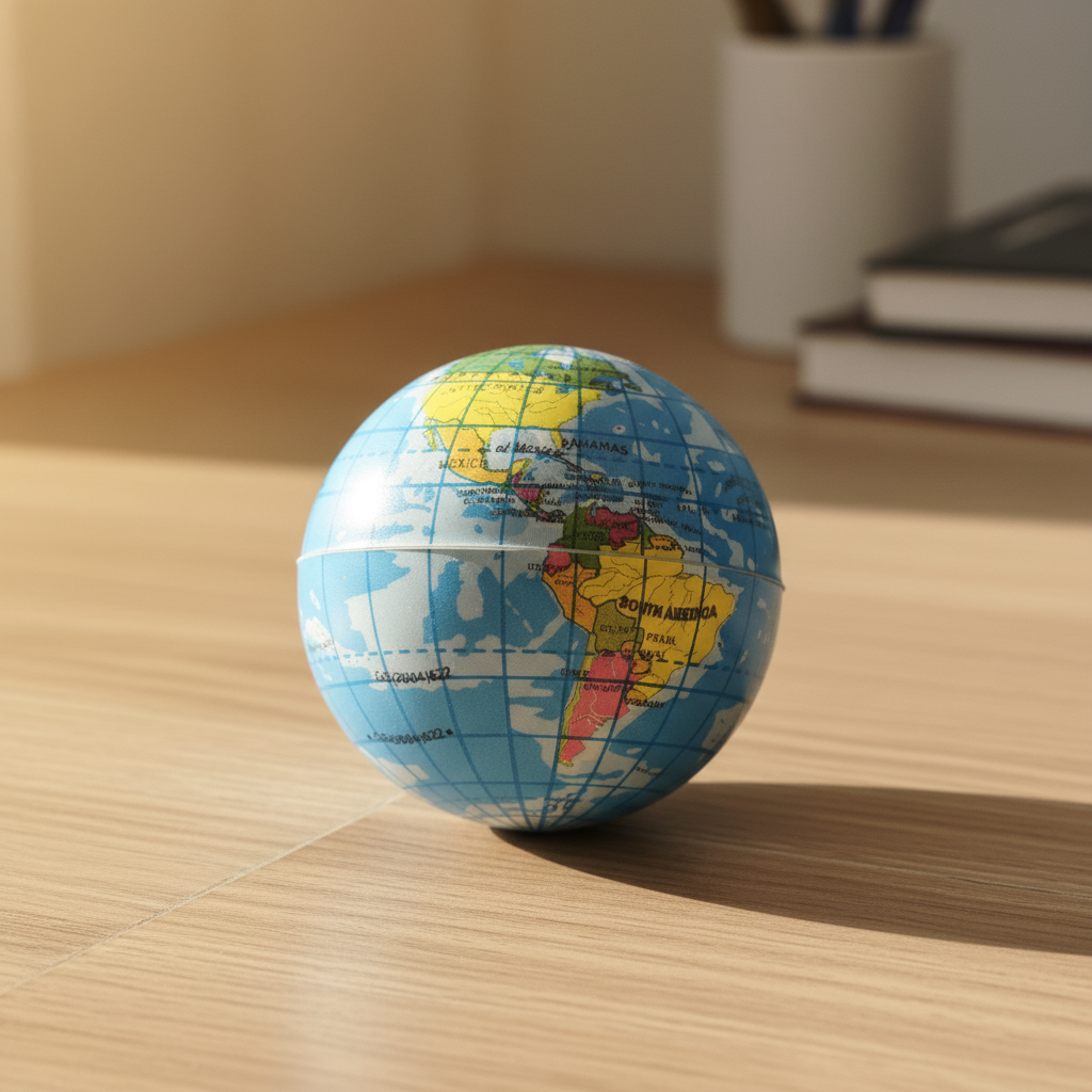 Colorful Miniature World Globe