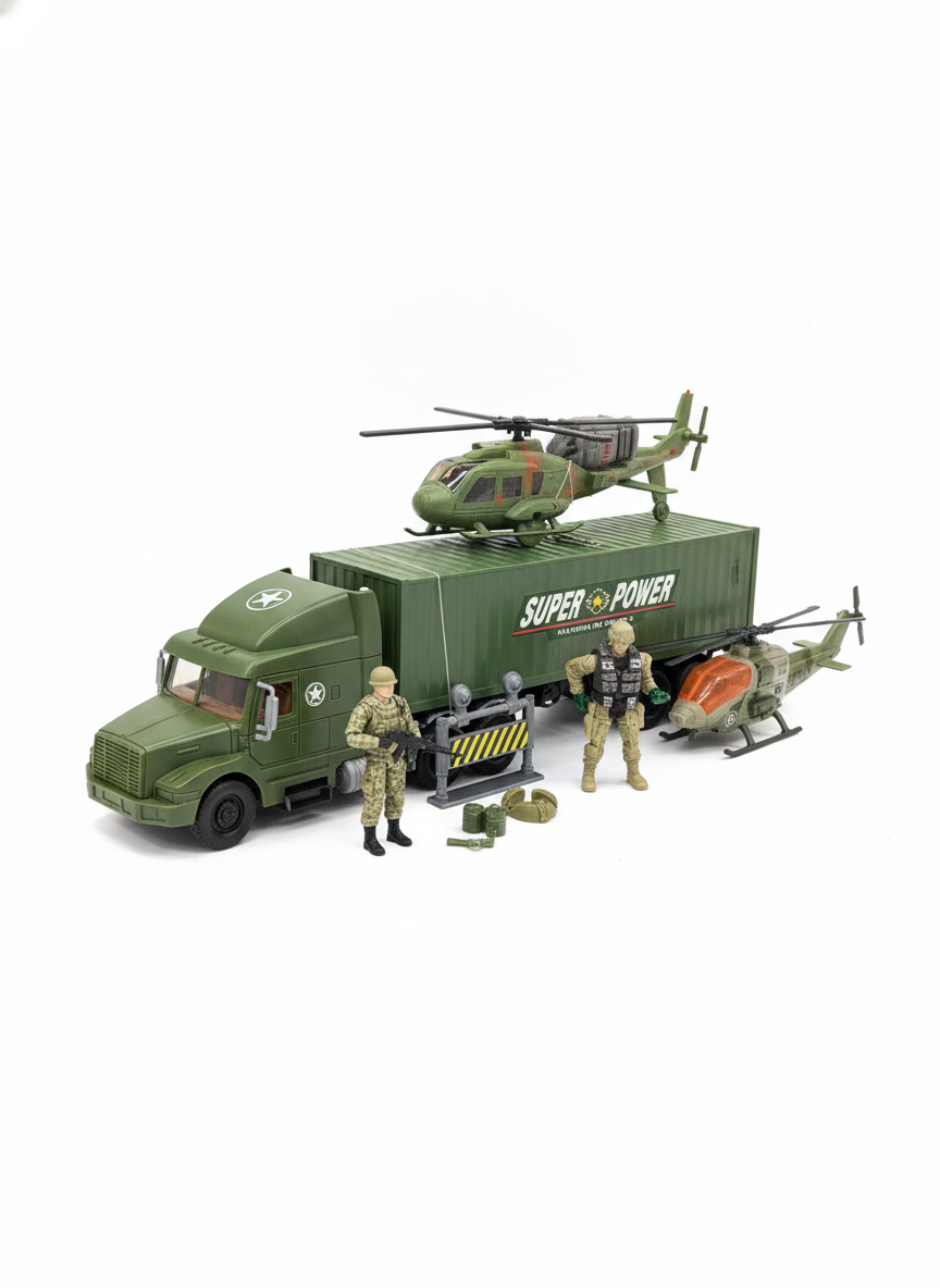 Soldier Combat 9 Operation Sand Dune Super Power Carrying Truck