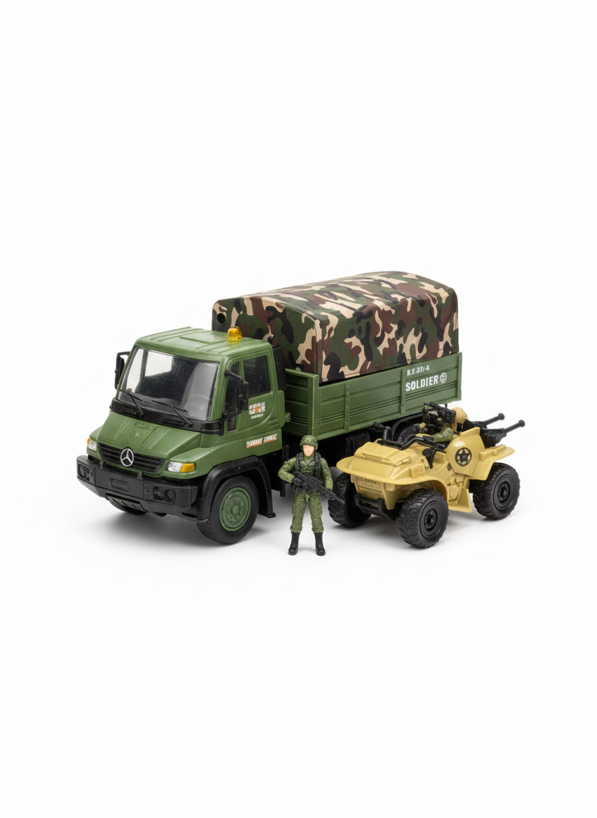 Soldier Combat 9 Operation Sand Dune Buggy army Truck