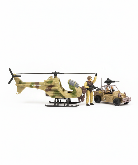 Soldier Combat 9 Green Helicopter