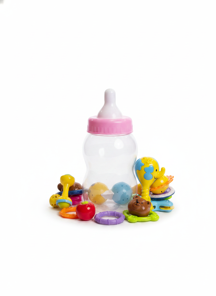 Baby Bottle Love’s Of Rattle Large