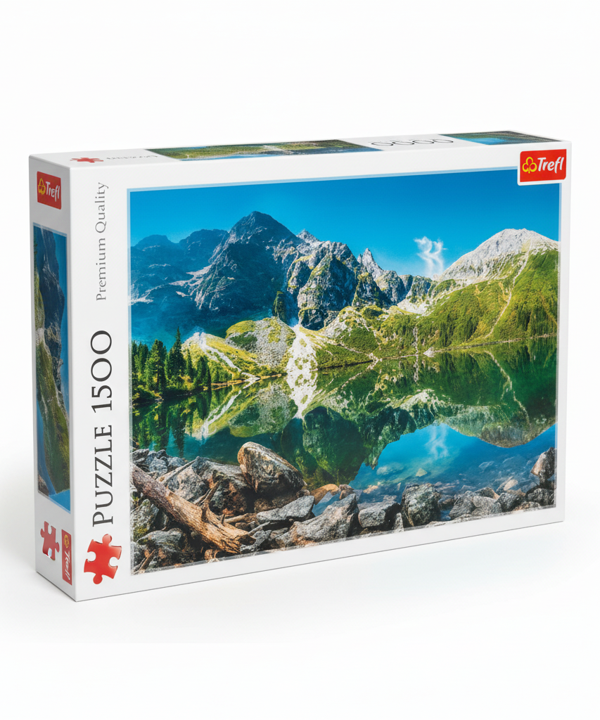 Trefl 1500 Piece Puzzle: Mountain Lake Reflection