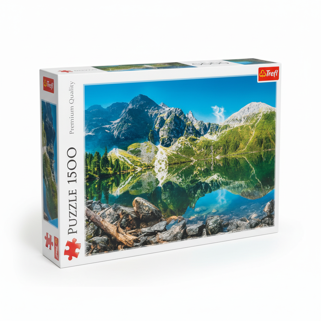 Trefl 1500 Piece Puzzle: Mountain Lake Reflection