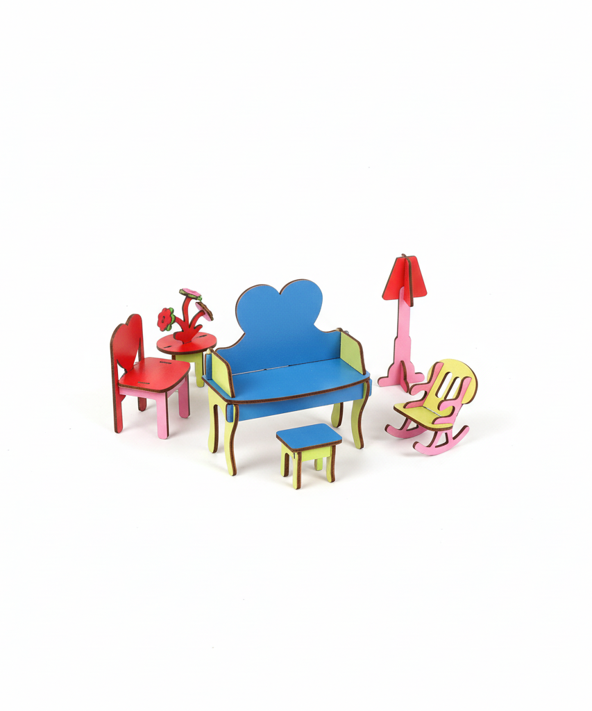 3D Wooden Puzzles Sitting Room