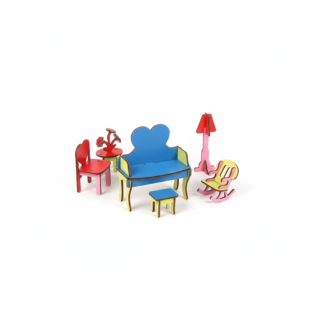 3D Wooden Puzzles Sitting Room
