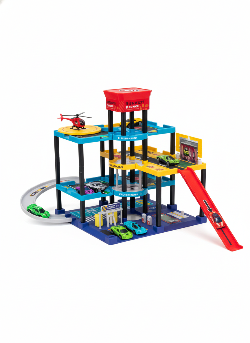 Parking Super Garage Combination Track 64 PCS