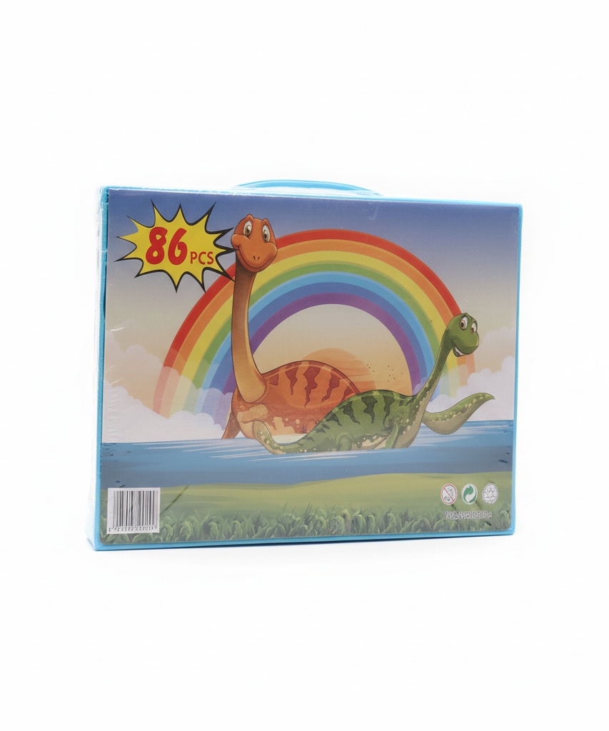 Dinosaur Rainbow 86-Piece Activity Fun Set