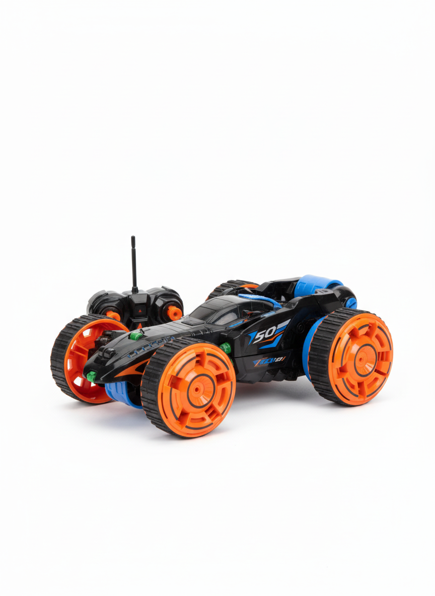 Phantom 5 Rounds Stunt 360 Spins Double-side 6 In 1 Car