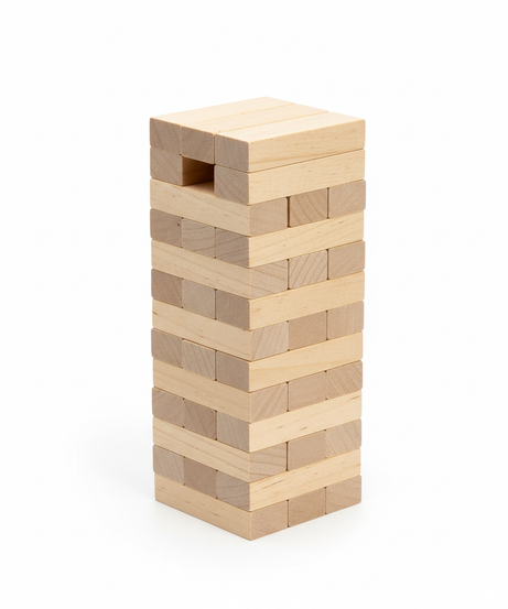 Tottery Tower Wooden Blocks Game