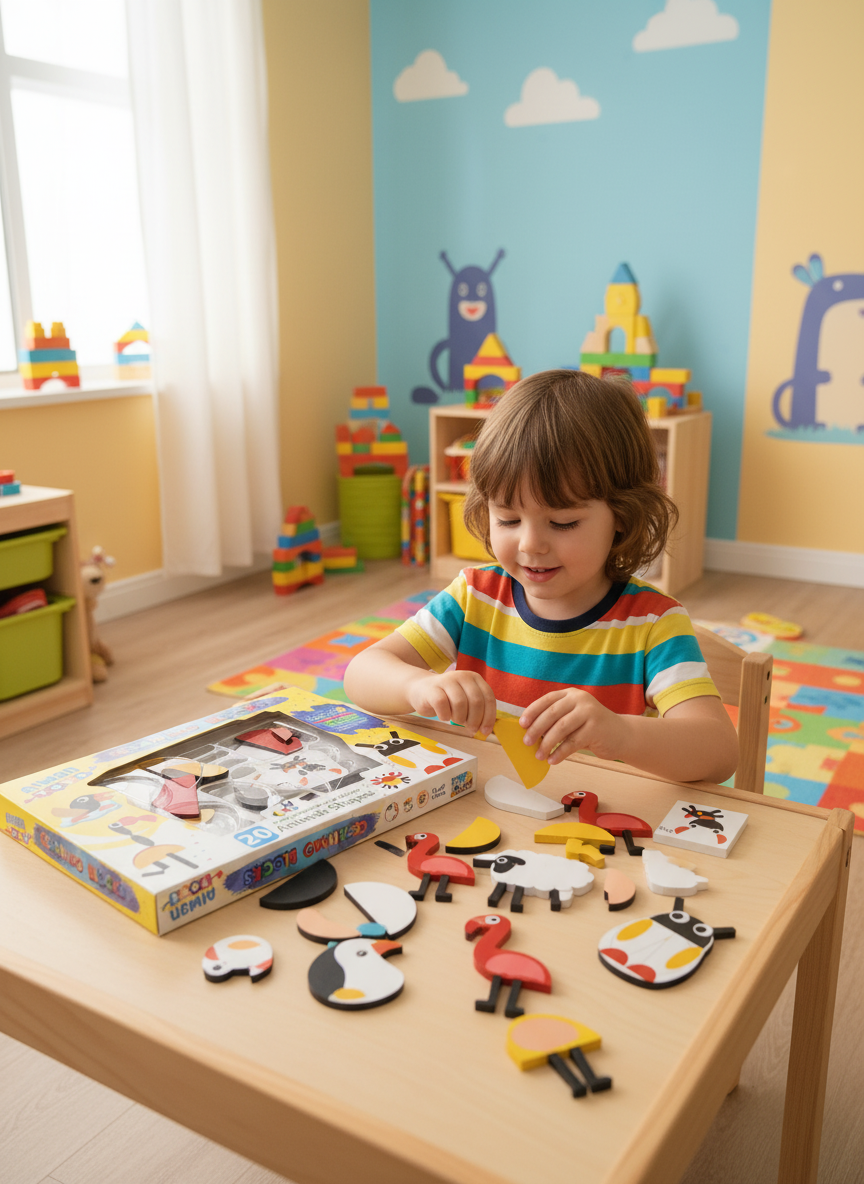 Alwan Toys Geoanimo Blocks