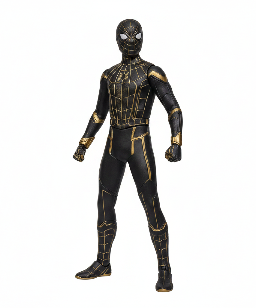 Marvel Avengers Spider-Man Black & Gold Suit Action Figure