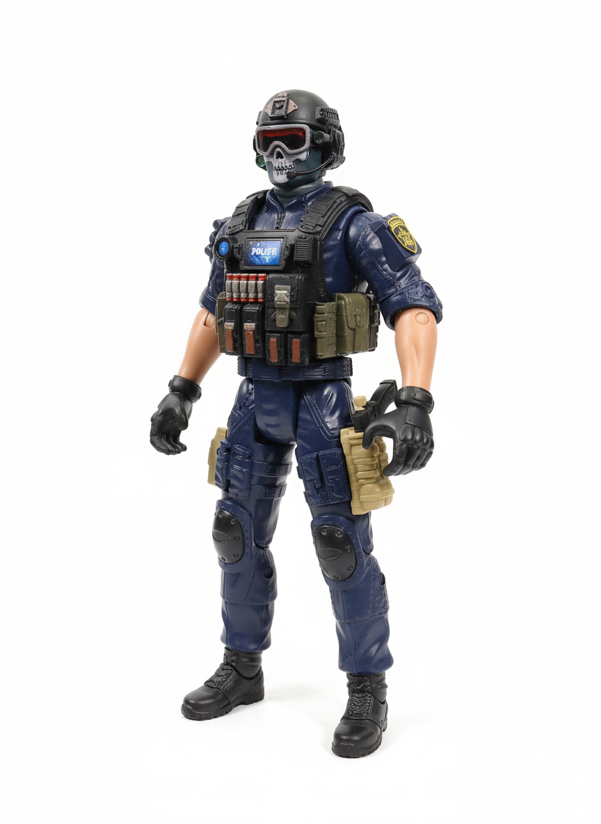 Mega Kids SWAT Anti-Terrorist Commando Soldier Model