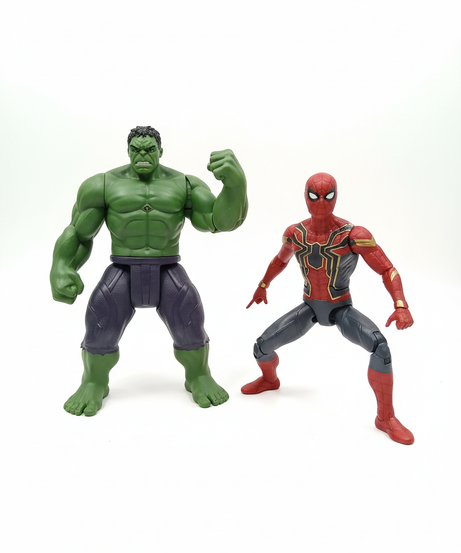 Avengers Hero Series Light-Up Action Figures - Hulk & Spider-Man