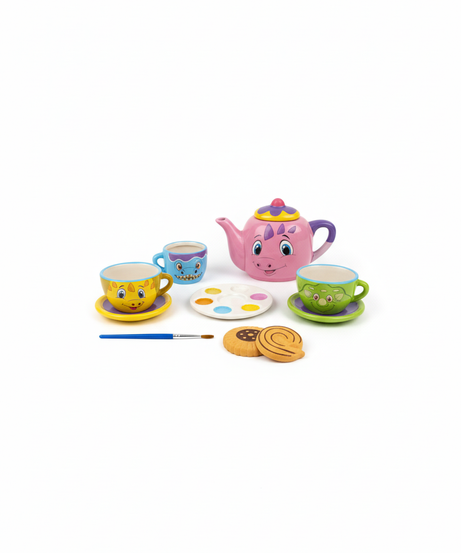 Painted Ceramic Set Dinosaur Series Animal