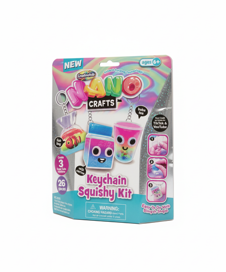 Nano Crafts Keychain Squishy Kit 26 PCS