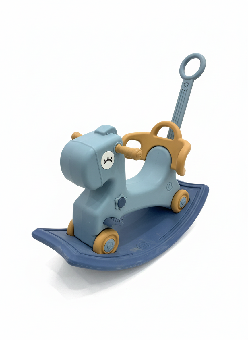 Hand Pushing Rocking Horse 2 In 1