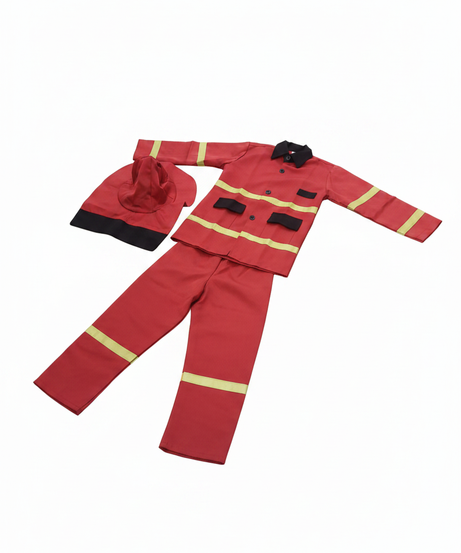 Kids Firefighter Costume Play Set