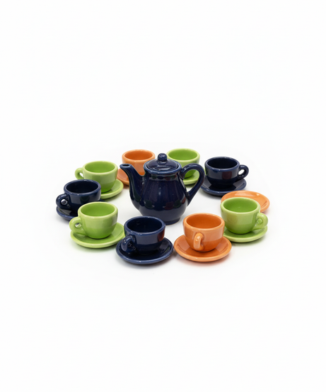 Tea Set Ceramic Lovely And Funny 13 PCS