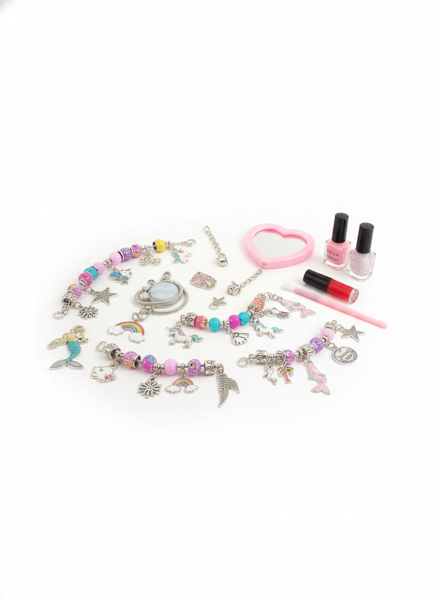 2-In-1 Pandana Braclet Childrens Jewelry And makeup