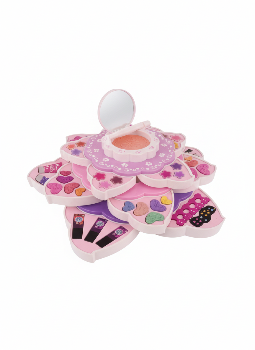 Rotating Flower Make Up Set