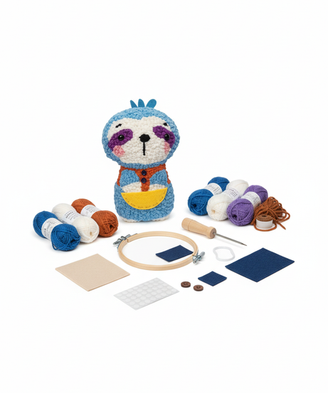Punch Embroidery Slot Doll Kit