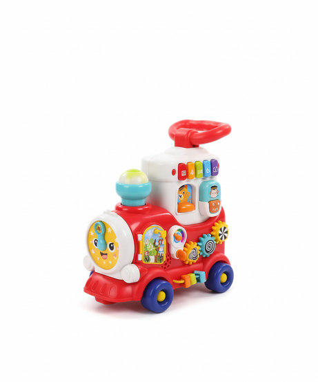 4 In1 Push Walker And Ride On Learning Train