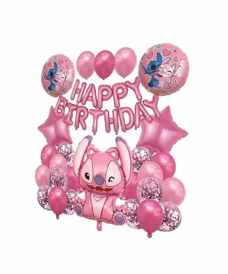 DiMi Happy Birthday Bunny Character Balloon Decor Kit