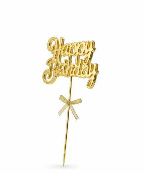Happy Birthday Sign With Stick