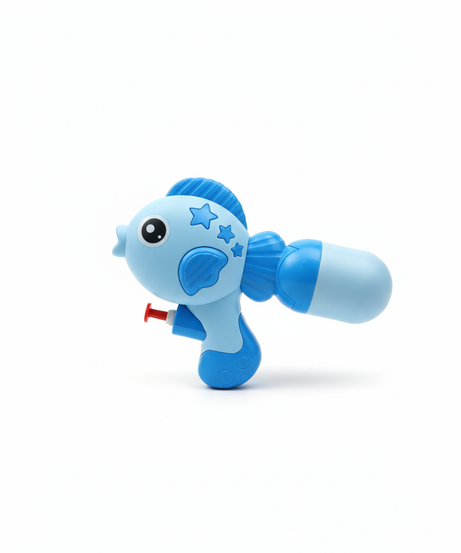 Blue Fish Shaped Water Blaster Toy