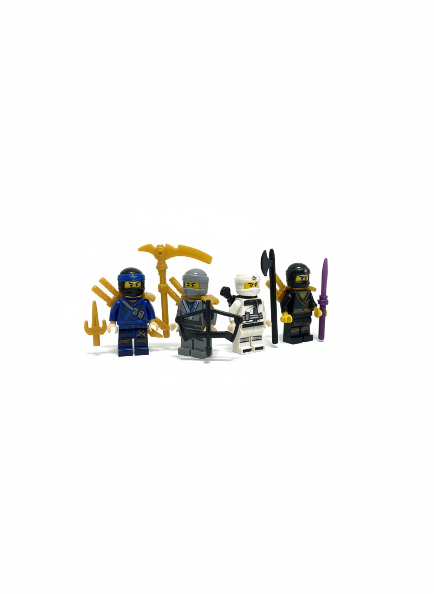Ninja Masters Of Spinjitzu Mini Characters