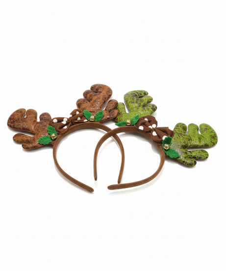 Festive Reindeer Antler Headband (1 Pack)