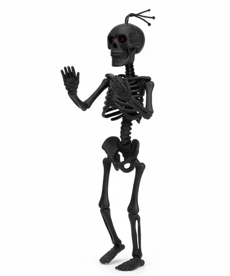 Black Silicon Skeleton