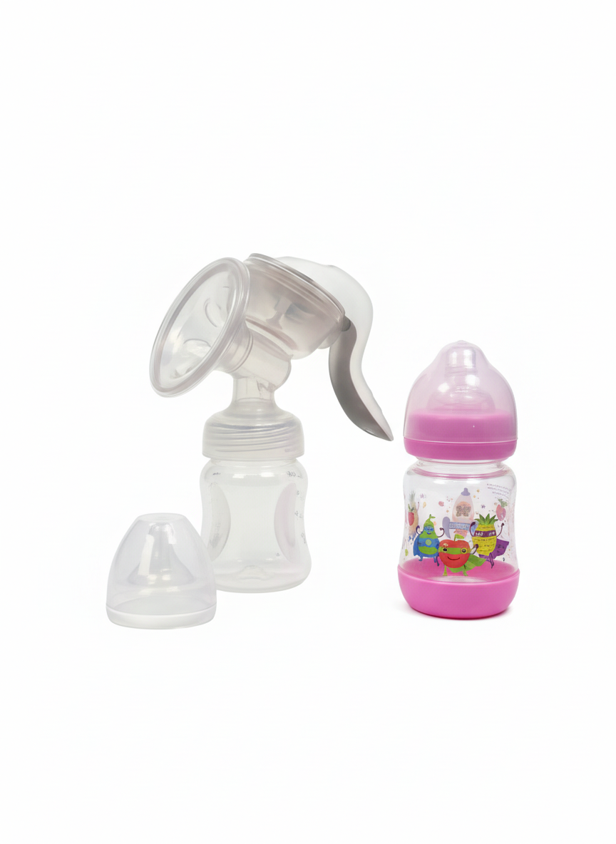 LA FRUTTA Manual Breast Pump Wide Neck