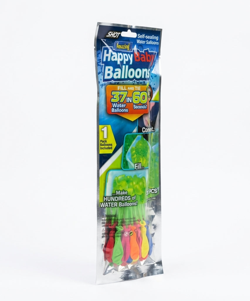 SHOT Amazing Happy Balloons Self-Sealing Water Balloons