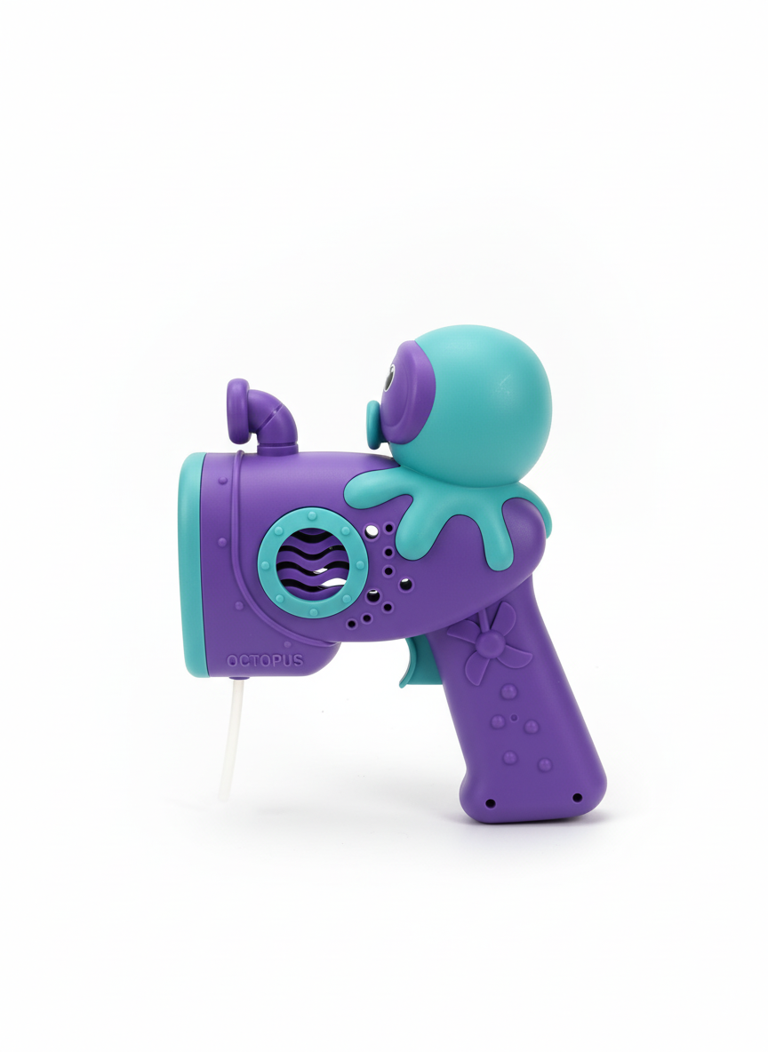 Octopus Colorful Bubble Gun