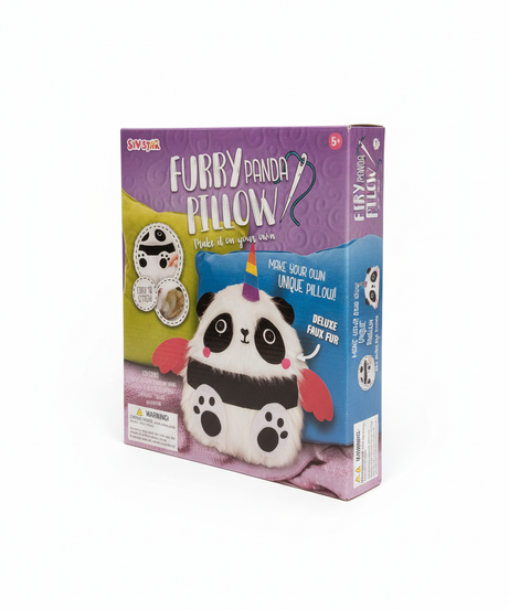 Sew-Star Furry Panda Pillow Kit
