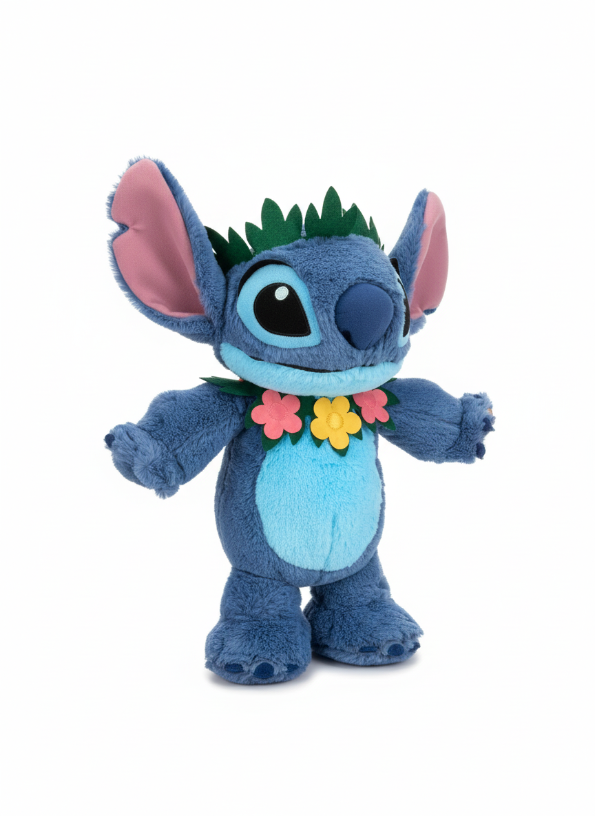 Disney Stitch Dance And Sing Soft Toy