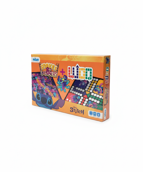 Disney Stitch Snakes And Ladders Board Game