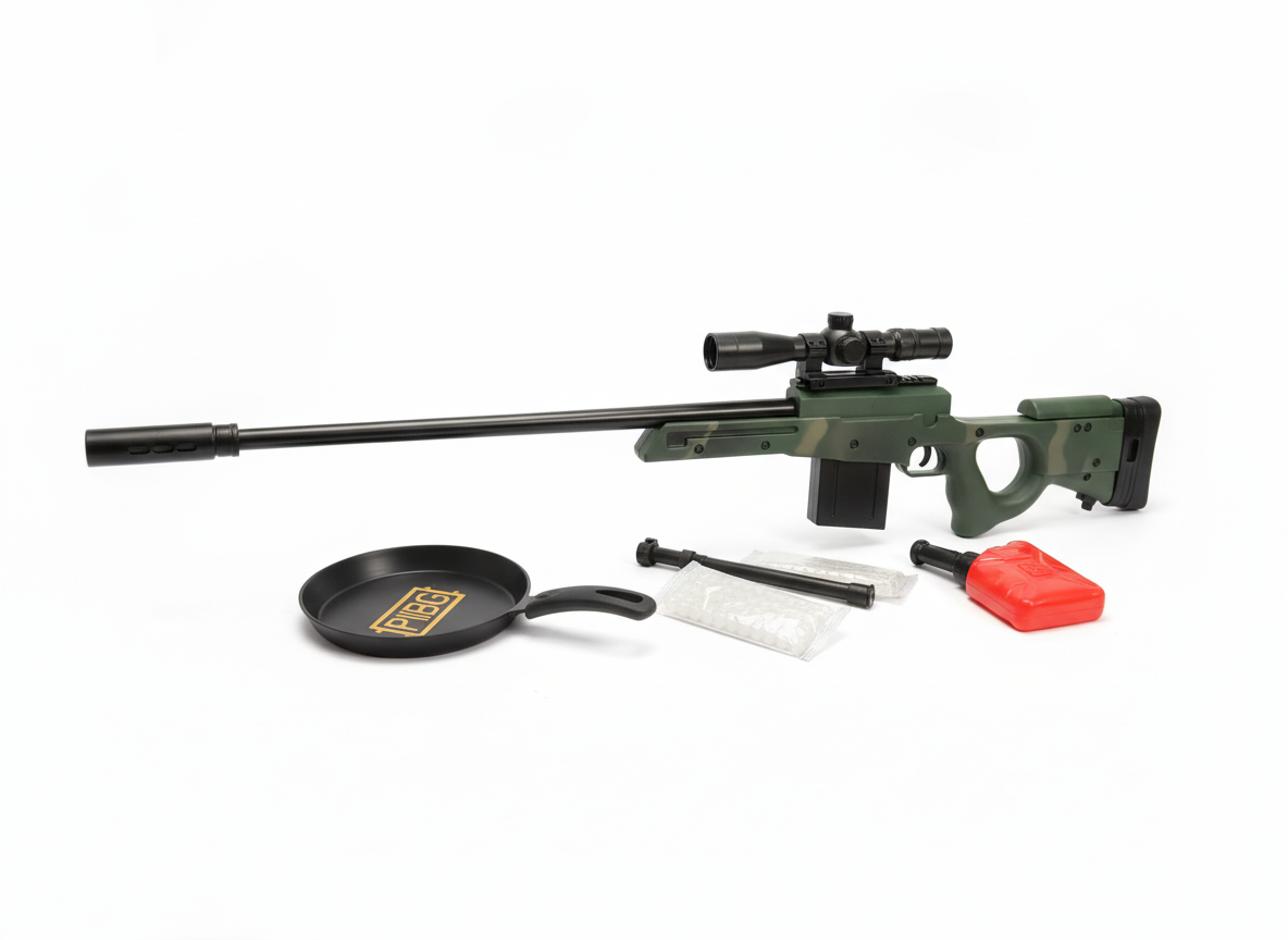 AWM Manual Crystal Sniper Rifle - Playerunknown's Battlegrounds Edition