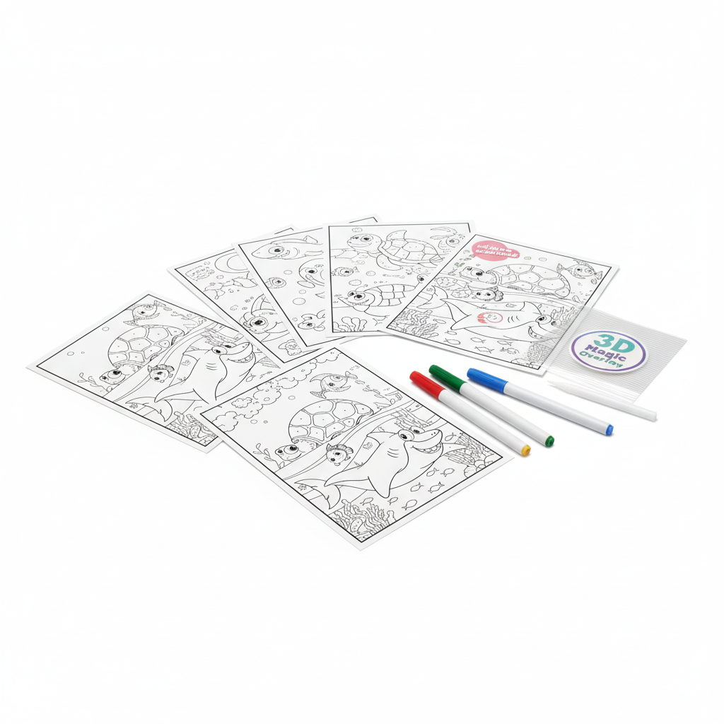 3D Magic Coloring Pad