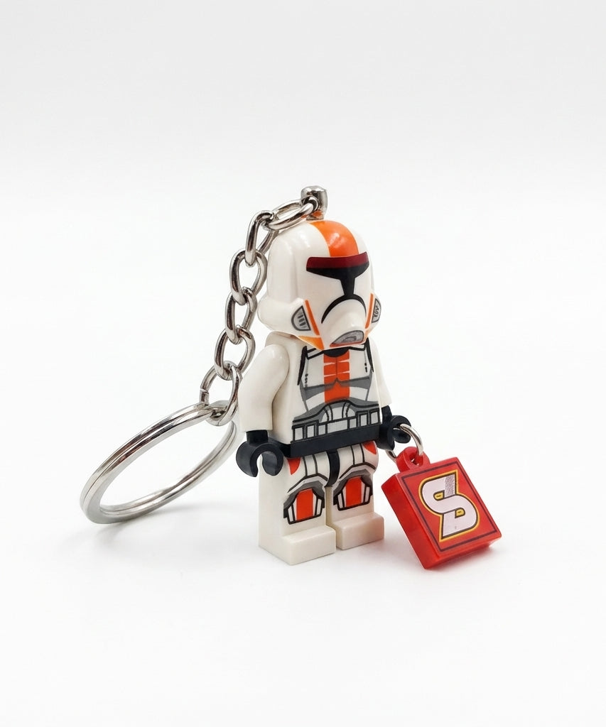 S Brand Star Wars Clone Trooper Minifigure Keychain SY198A
