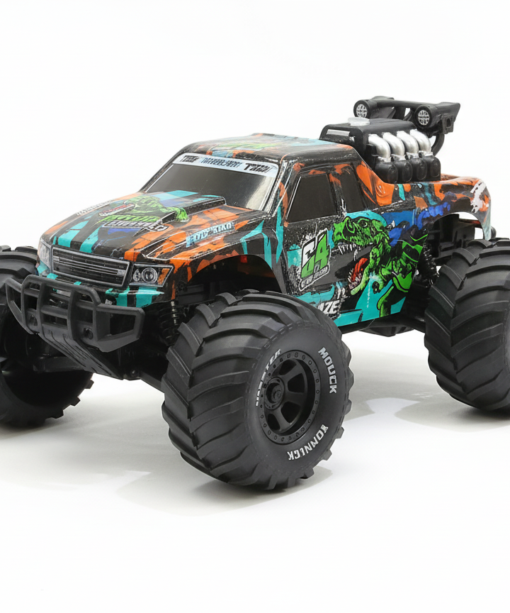 Brightly Off-Road Lighting Monster Truck with 2.4G Remote Control