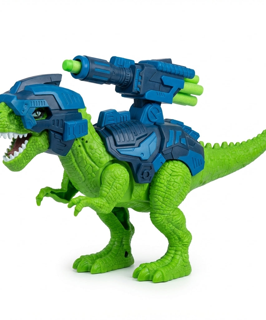 ROBO DINOSAUR Mechanic Tyrannosaurus Electric Launch Soft Bullet Toy
