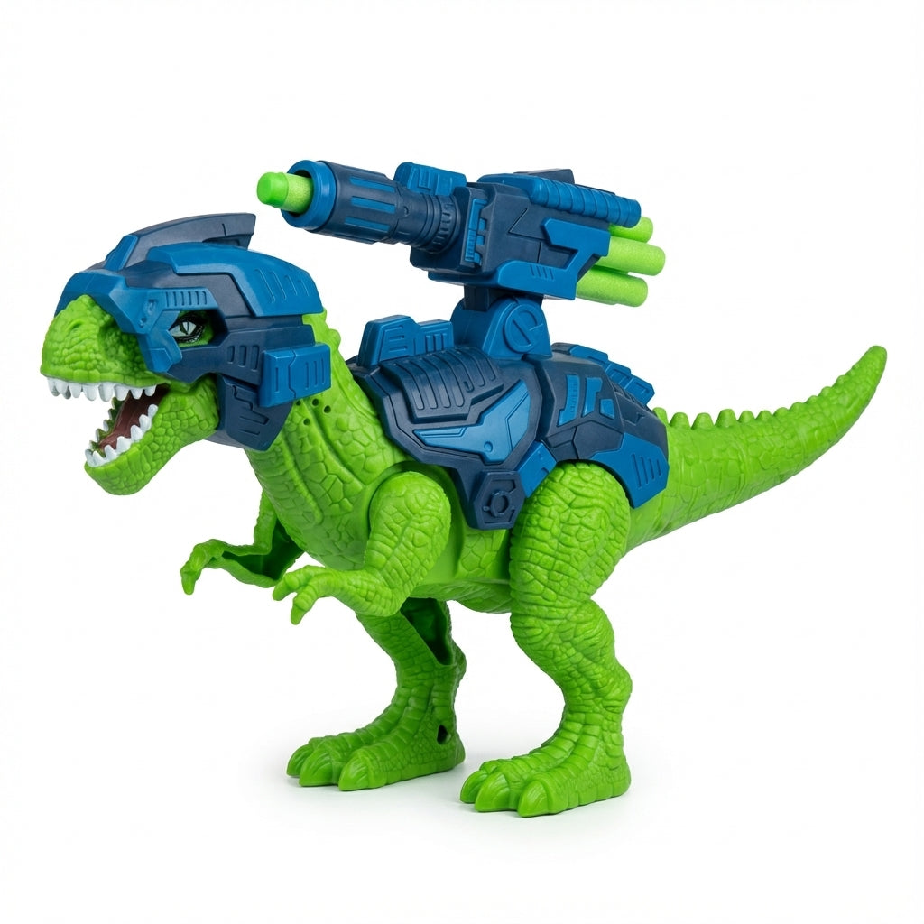 ROBO DINOSAUR Mechanic Tyrannosaurus Electric Launch Soft Bullet Toy