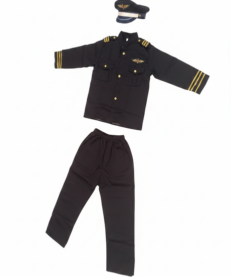 Flight Attendant Boy Costume