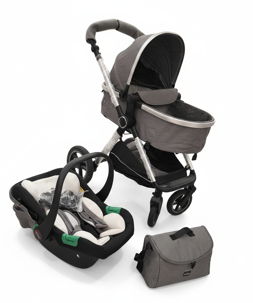 Kidilo 3-in-1 Baby Travel System with Stroller and Car Seat