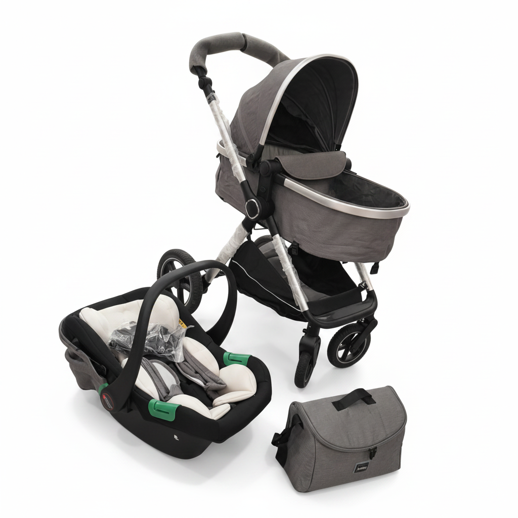 Kidilo 3-in-1 Baby Travel System with Stroller and Car Seat